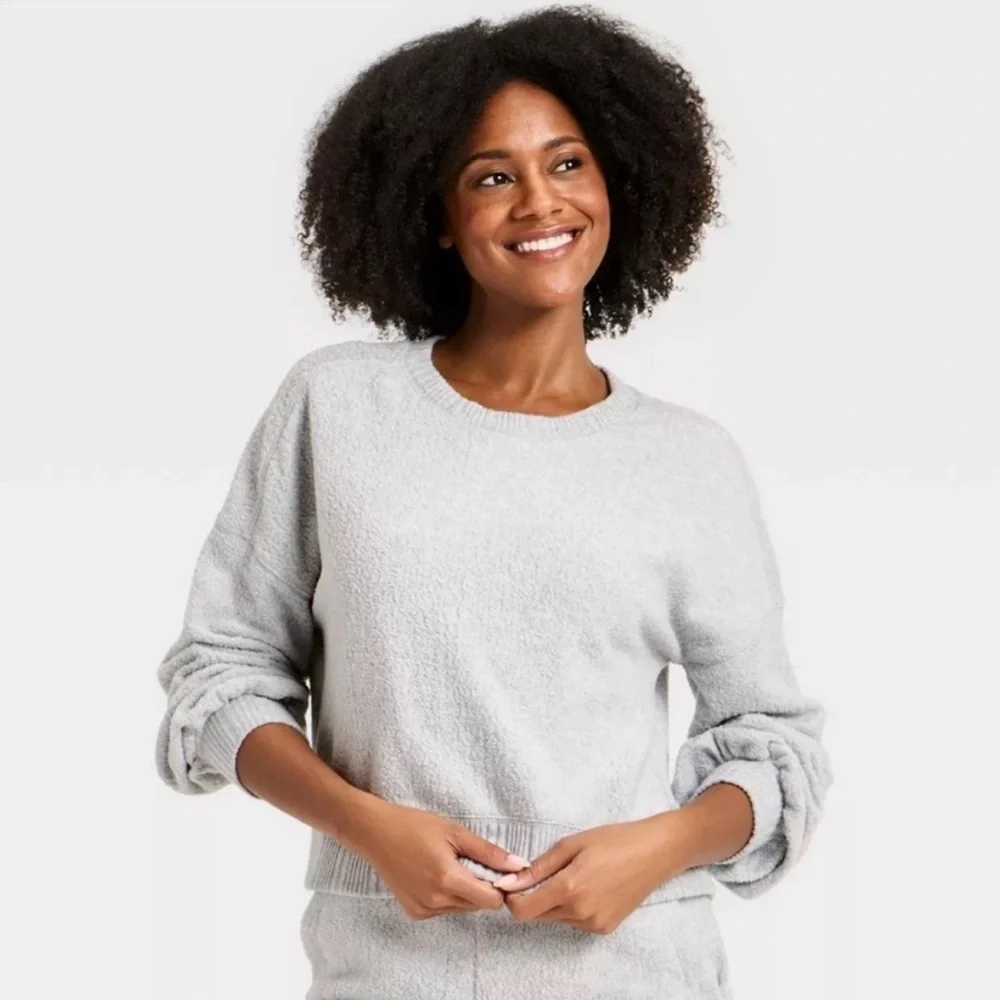 NWT Auden pullover Sweater in Light Gray - Picture 1 of 4